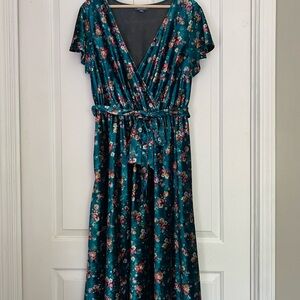 Modcloth Blue Midi Dress